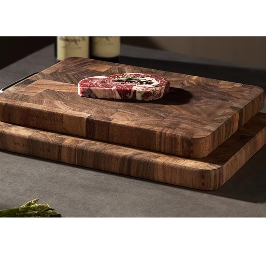 Tagliere, Tagliere in Legno massello di Noce, Portatile, in(40cm)
