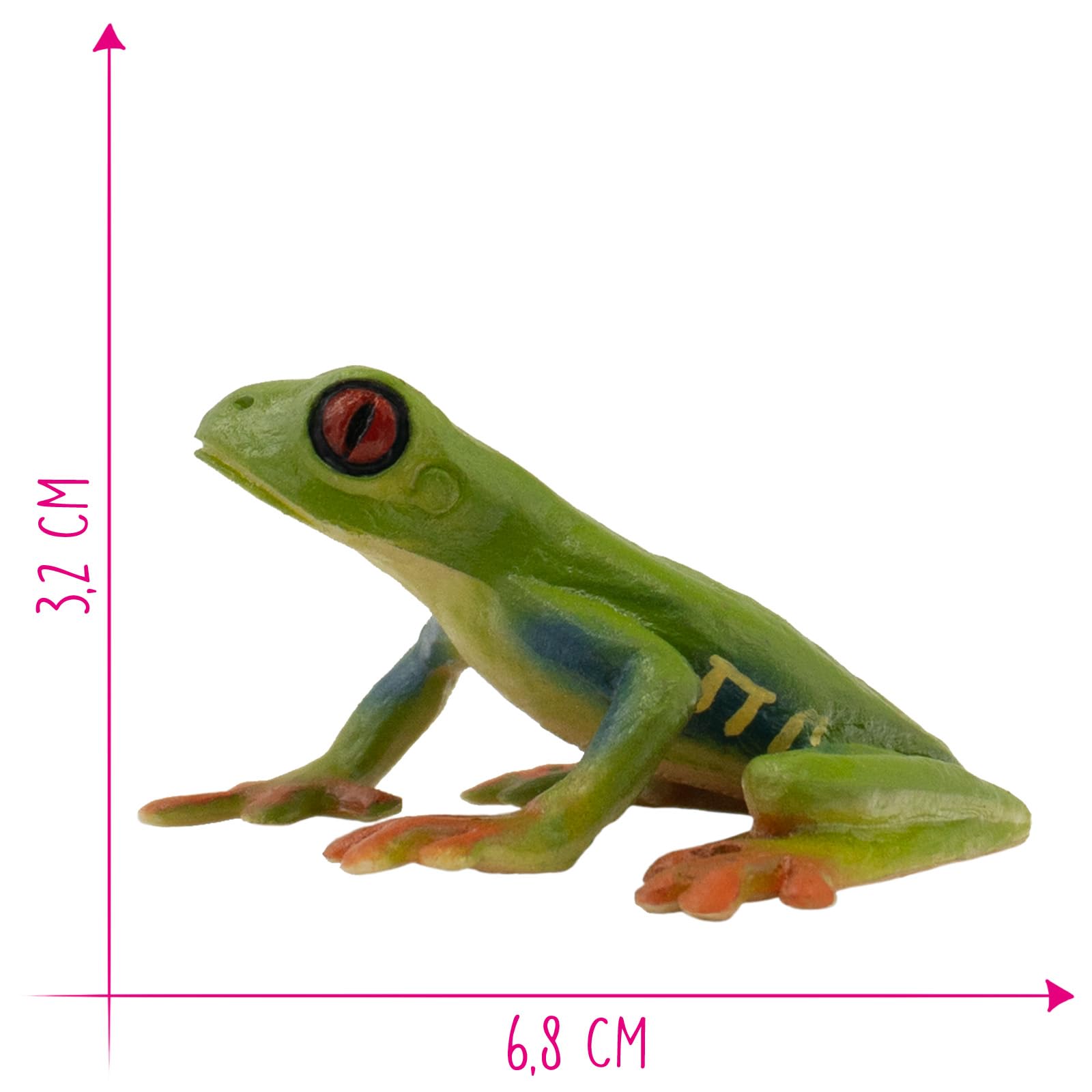 Amazon.com: Bullyland Red-Eyed Tree Frog Action Figure : Toys & Games