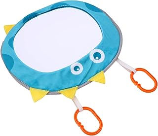 ibasenice Espelho Cognitivo De Bebê Espelho Para Crianças Carro Playset Espelho De Bebê Virado Para Trás Assento De Bebê Espelho De Berço Brinquedos Espelho De Carro Recém-Nascido Espelho