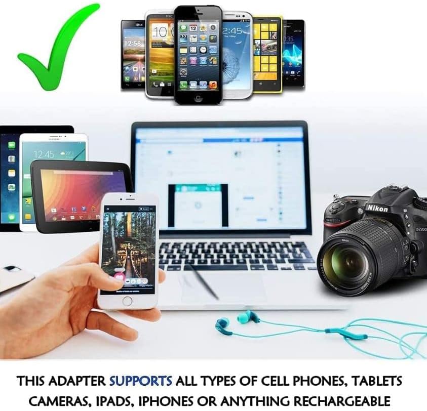 Miniatura 9 de Paquete de 4 adaptadores universales de enchufe de viaje de EE. UU., CA, India, AU, IT, a la UE, adaptador de enchufe de enchufe