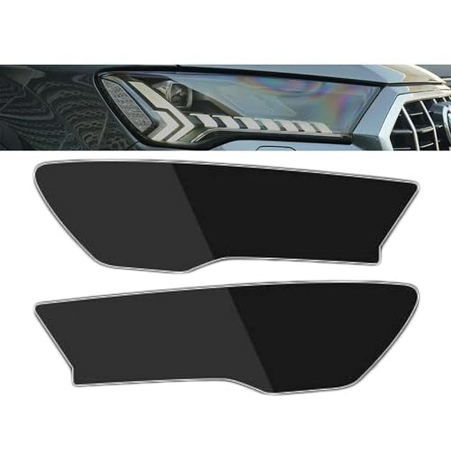 Film phares Audi Q7 évite rayures bris glace TPU noir fumé transparent