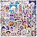 60pcs Kpop Demon Movie Hunters Stickers for kdis,Waterproof Vinyl Kpop Demon Movie Hunters Decal for Teen Girl Adult Laptop Water Bottle, Skateboard Phone Guitar Travel Case Bike Notebook Helmet