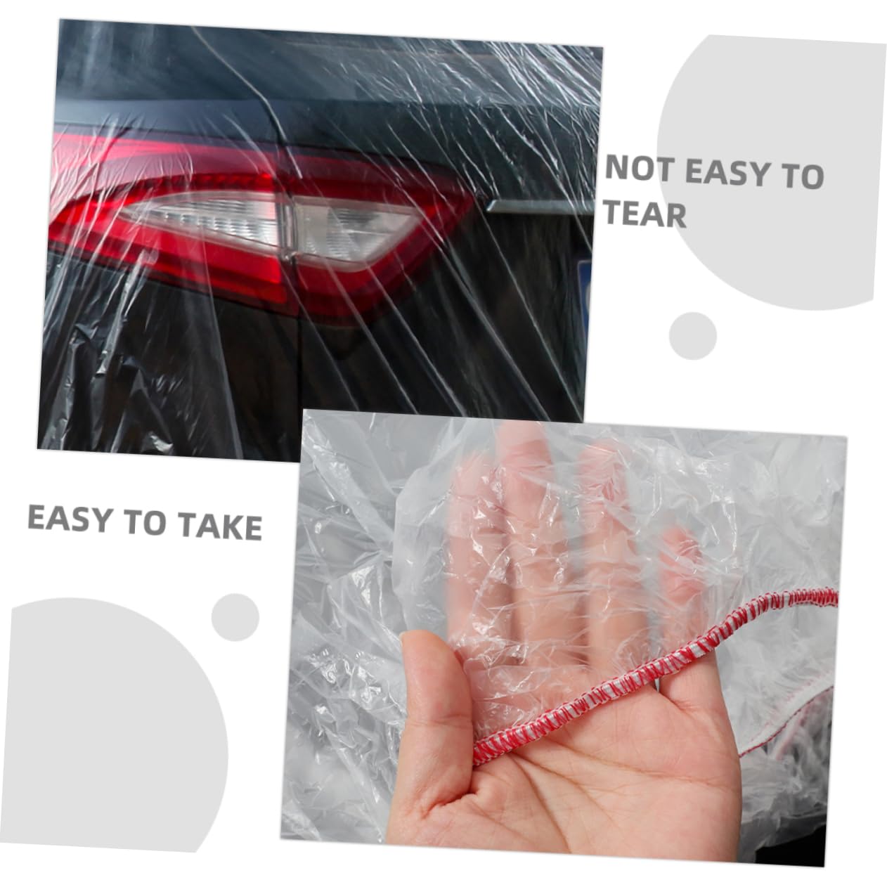 Cabilock Outdoor Car Rain Cover Universal Fit Your Vehicle Rain Sun Lightweight Design — view 3