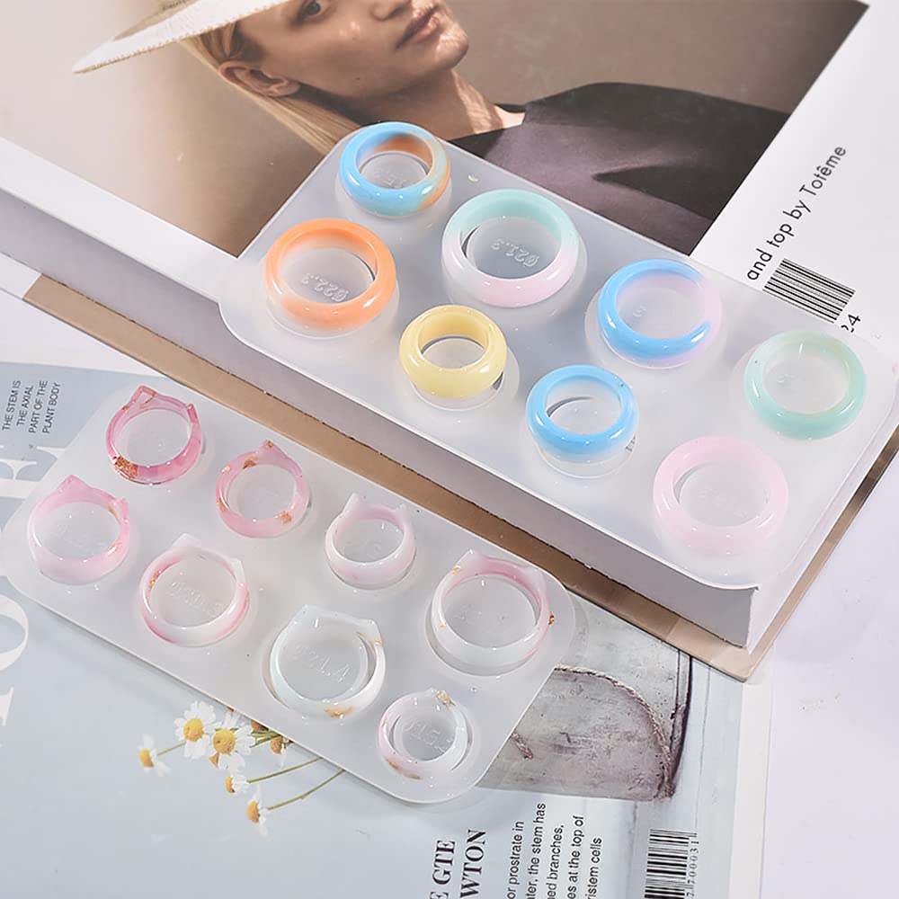 Resina Epoxi Molde De Kit Completo Para Hacer Anillos Y Joyas