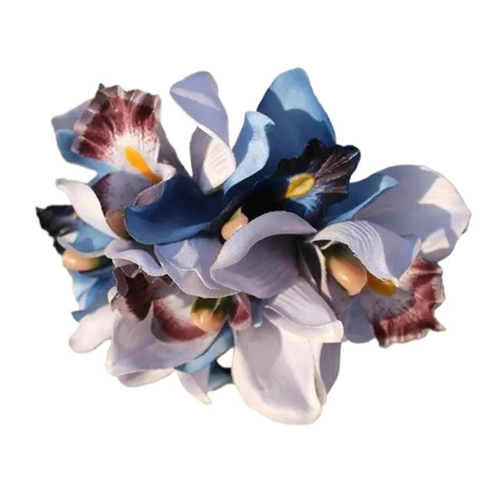 FonHNDG Artificial Flower Branches 7 Head Wedding Decoration Mariage Orchid Artificial Flower Decorative Silk Voilet Bridal Bouquet Home Accessories(Color4)