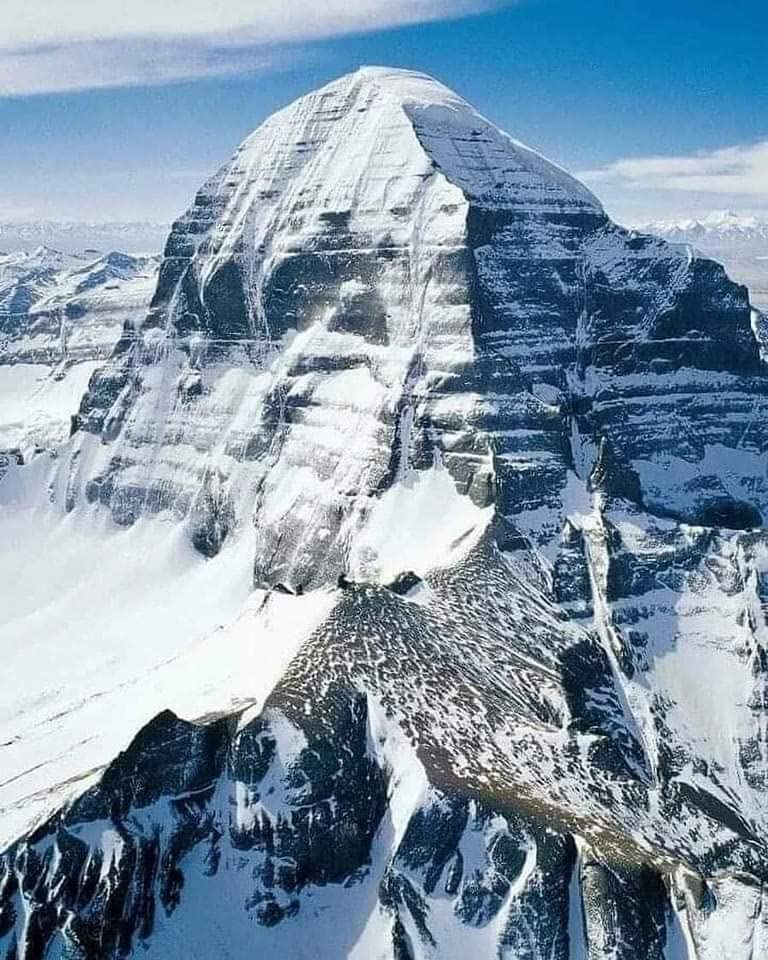 Samriddhi Laminated Kailash Parvat Poster for Office and Home