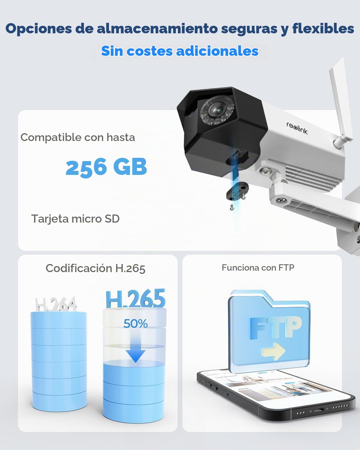 Reolink Cámara Exterior WiFi 4K, Duo 2 WiFi, Doble Lente (Reacondicionado) | Doble Lente, Ultra Gran Angular 180°, Detección Persona/Vehículo/Mascota, WiFi 2,4/5GHz, Visión Nocturna Color, Audio 2 Vías