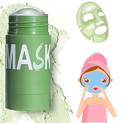 Reetata Máscara de limpieza profunda de té verde, palo de máscara de té verde Reetata, máscara de té verde en barra Reetata, removedor de puntos