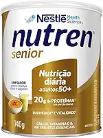 Nutren Senior - Suplemento Alimentar, sem sabor em pó, 740g