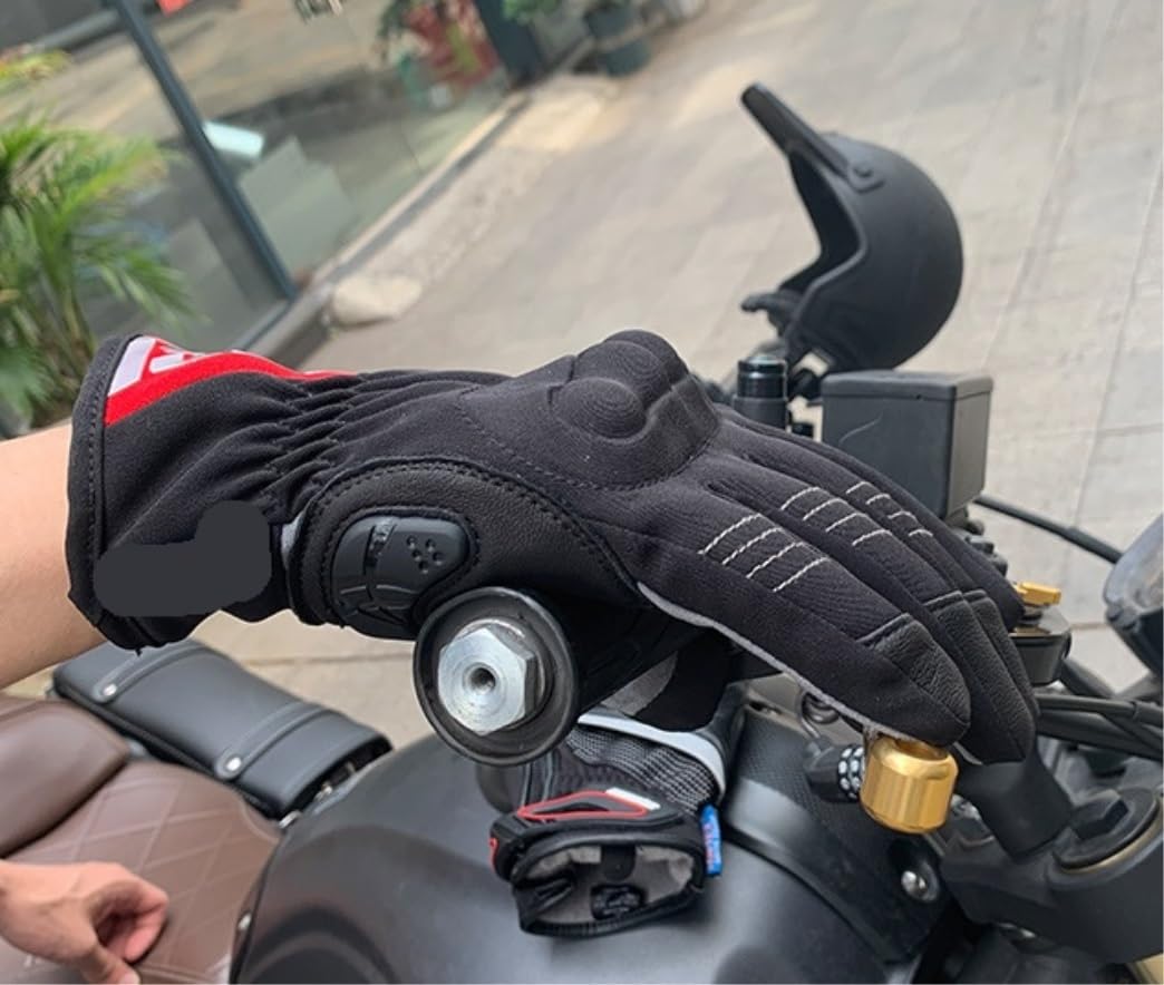 Rękawiczki do roweru Rękawiczki Wiatroszczelne, Wodoodporne Rękawiczki Rowerowe Motocykle Z Ekranami Dotykowymi, Odporne Na Ciepło Rękawiczki rowerowe