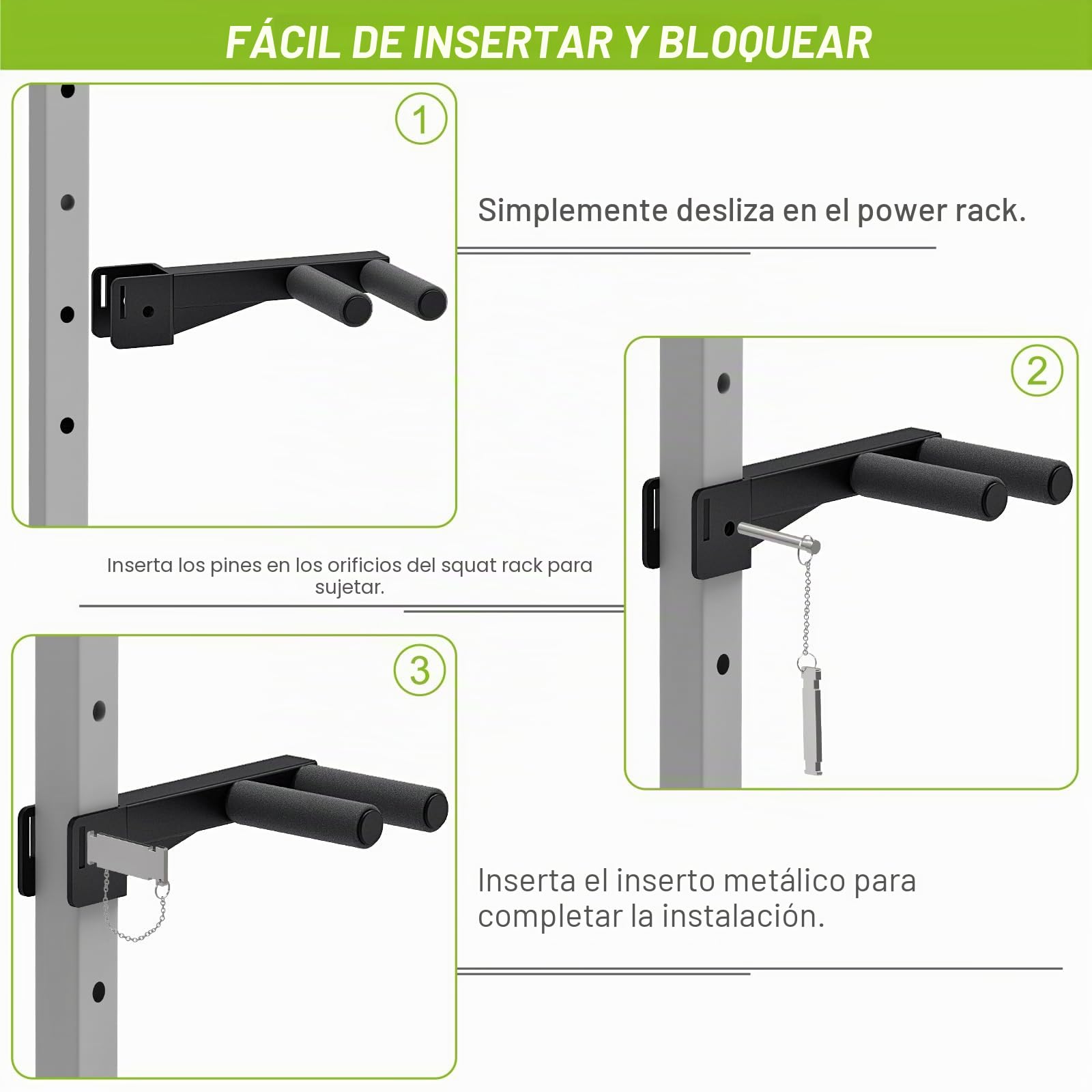 Accesorio de barra de inmersión para rack de potencia