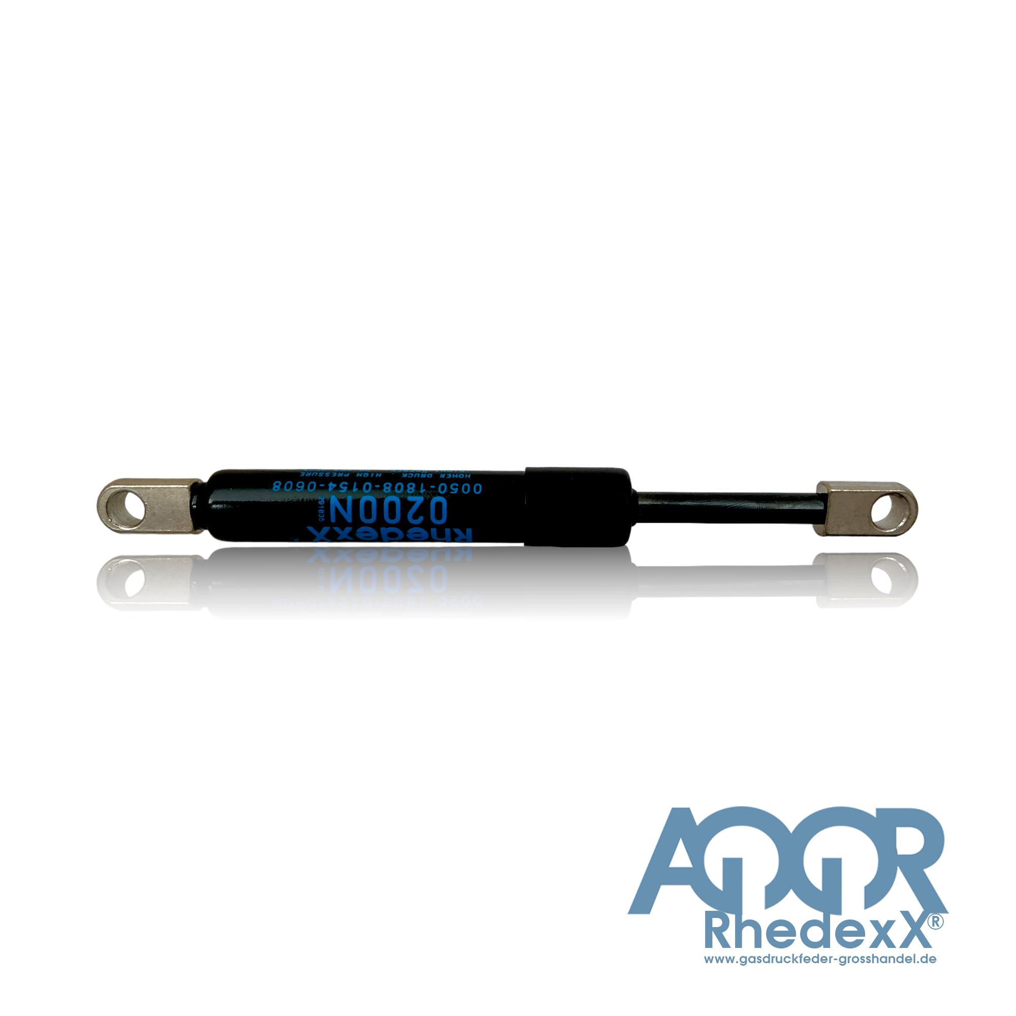 RhedexX® Vérin à Gaz - Vérin à Gaz Plat œil Articulé 420 Mm