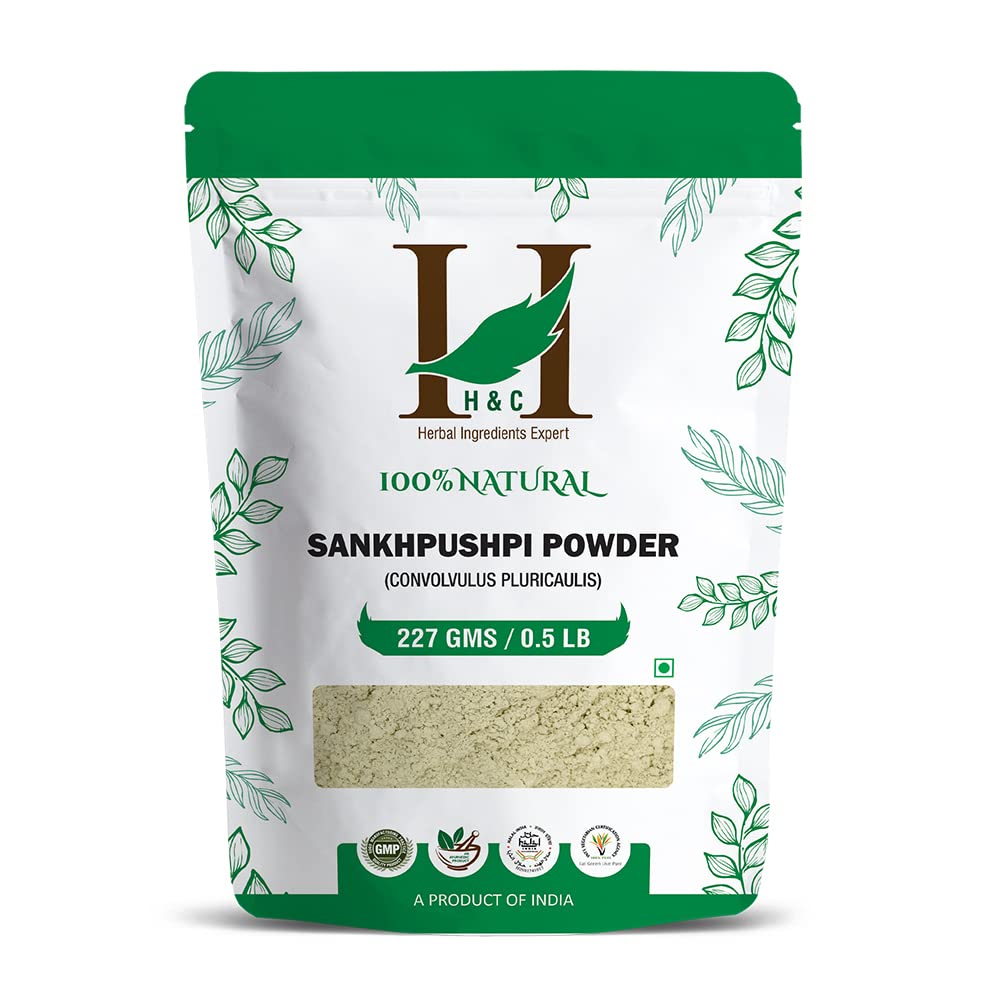 H&C Herbal Ingredients Expert Shankhpushpi Powder/Convolvulus pluricaulis 227g / 0.5 Lb for Memory and Concentration (B08CH2JK2B) Amazon Price History, Amazon Price Tracker