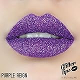 Glitter Lips by Beauty Boulevard - The #1 Exclusive Long Lasting Premium Glitter Lip Product (Purple Reign)