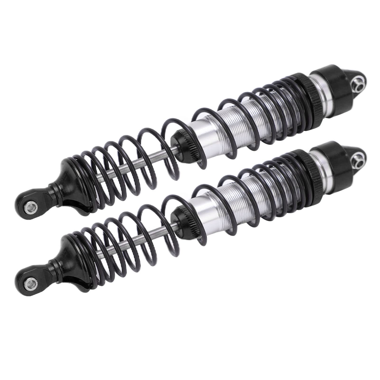 2 szt. Amortyzatory samochodowe RC Amortyzator ze stopu aluminium Zmontowane części zamienne do Traxxas UDR (Black)