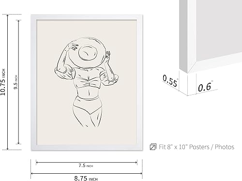 Miniatura 315 de Poster Master Póster de peonías – Estampado de flores retro – Ilustración floral – Ilustración en blanco y negro – Diseño de línea y abstracto –