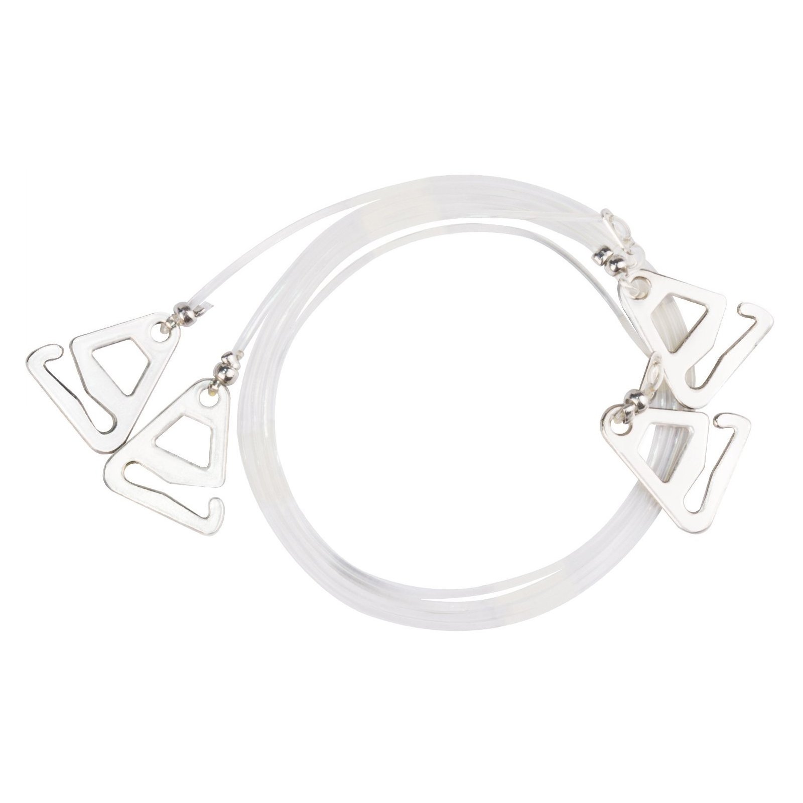 1 Pair Invisible Clear Replacement Bra Straps Transparent Removable Adjustable With Metal Hooks (1 Pair Transparent)