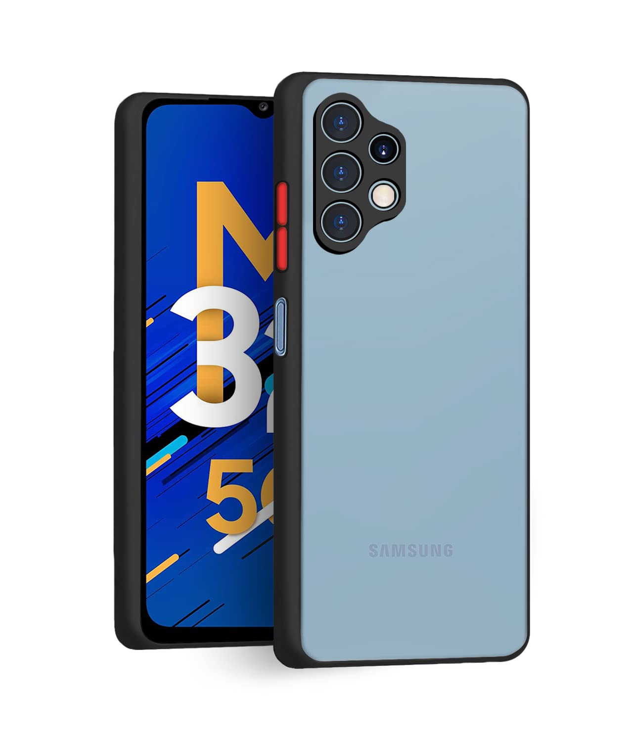 CEDO Samsung Galaxy A32 (5G) / A23 / A13 (4G) Smoke Cover Back Case | Camera Bump Protection Frosted Matte | 360 Degree Shockproof Rubberized Anti-Drop Slim Hard Backcover (Black) (B09FY31776) Amazon Price History, Amazon Price Tracker