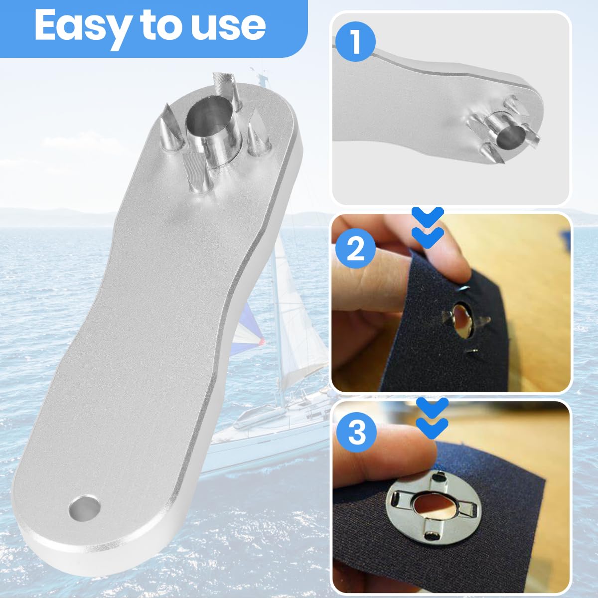 Boat Canvas Hole Punch - Twist Lock Fastener -4