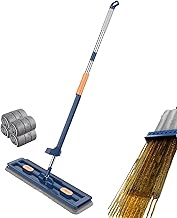 microfibra, Esfregonas parepara lavar paredes, Esfregão microfibra para piso madeira, esfregão giratório 360 graus para limpeza pisos com alça ajustável Aezon