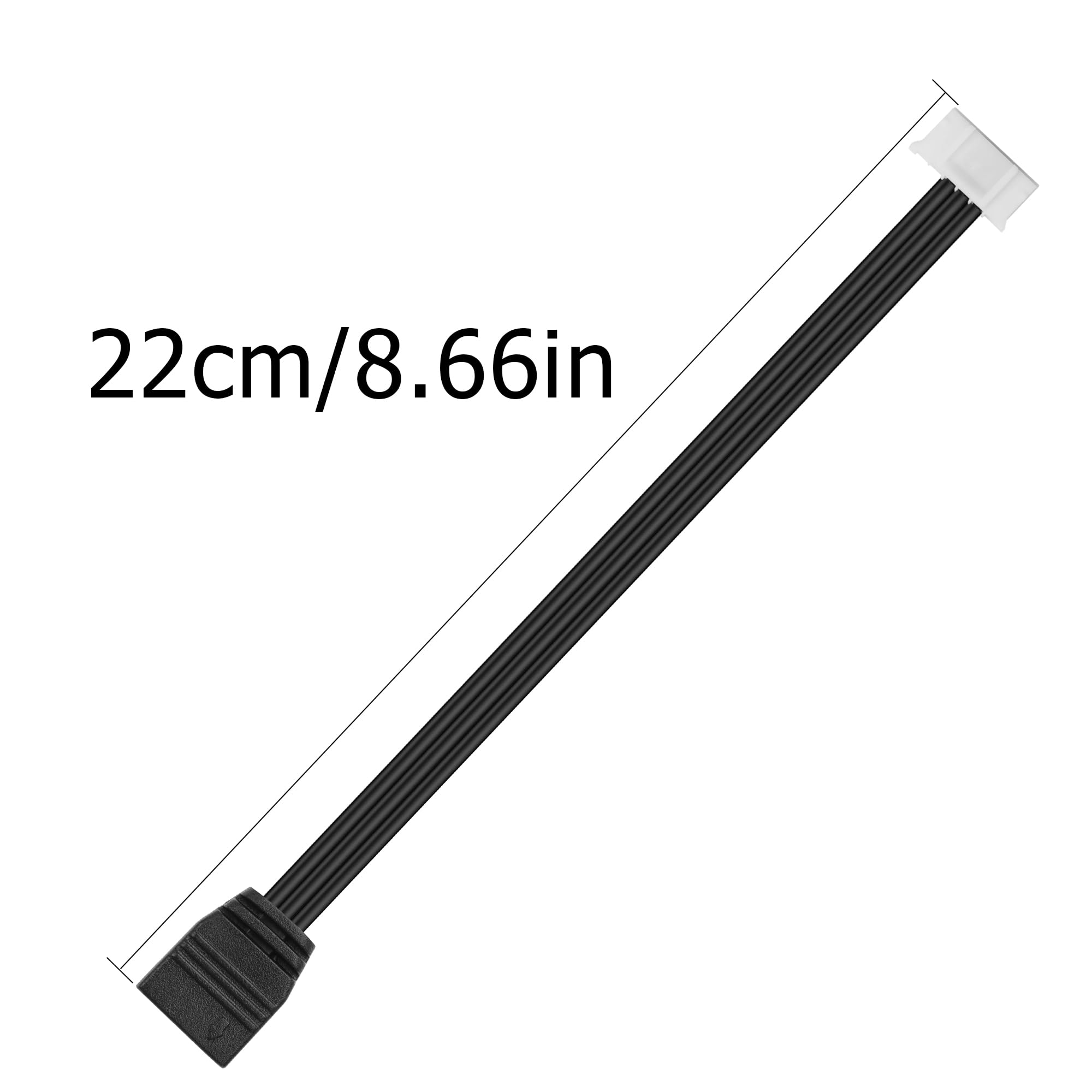 YAODHAOD Adaptador de controlador de ventilador de 5V ARGB a 4/6 pines 1PCS, compatible con Coolmoon EZDIY-FAB Corsair RGB Fan Hub, Otros ventiladores de PC de 4-6 pines y dispositivos LED (ARGB 3