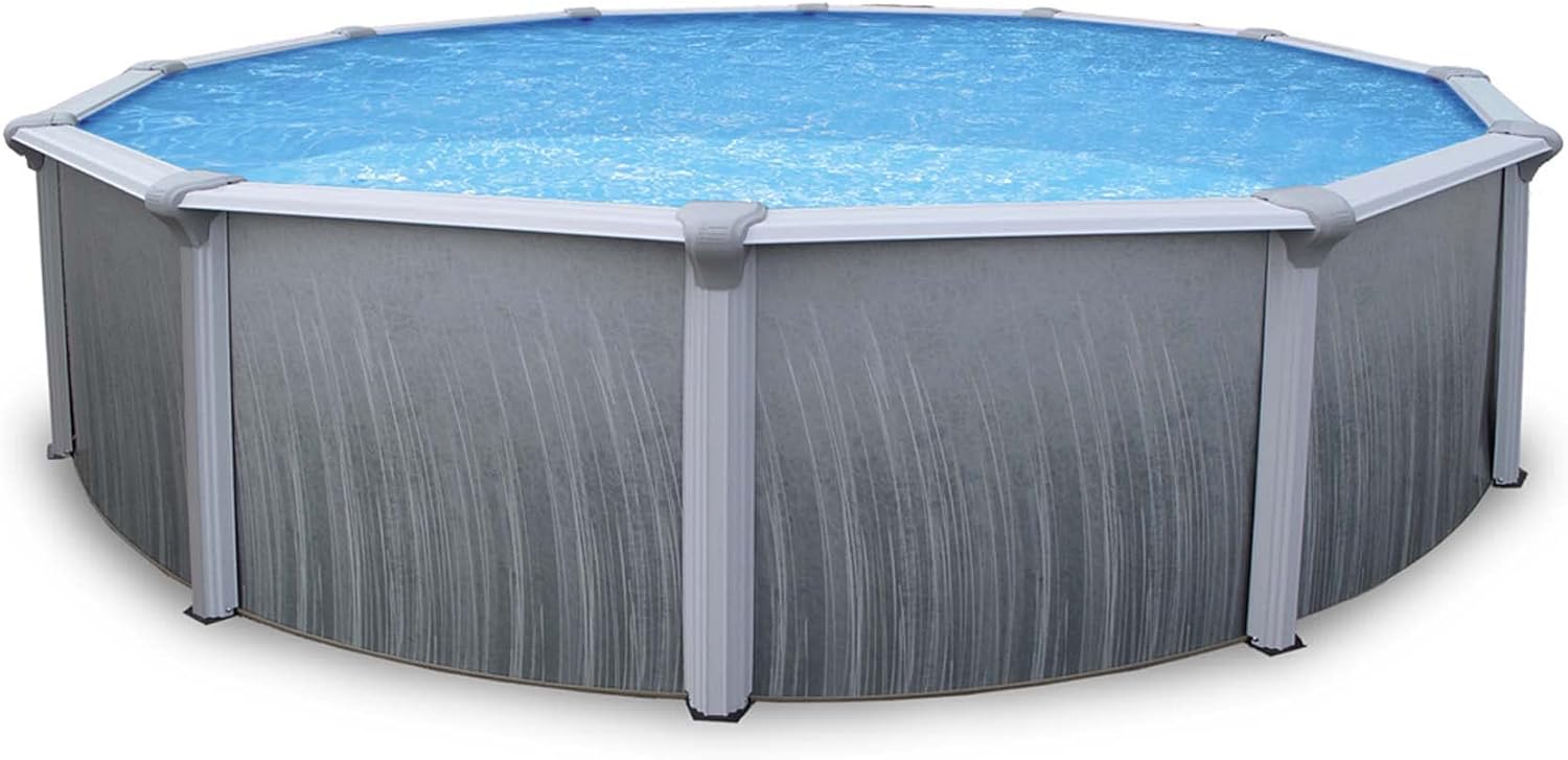 Blue Wave NB2615 Martinique 27' Round 52" Steel Pool in