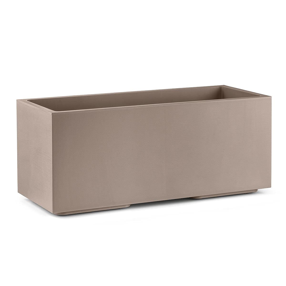 Generico FIORIERA vaso RETTANGOLARE MATHERIA Colore AVANA in plastica CON RUOTE 100CM VECA AMDGarden…