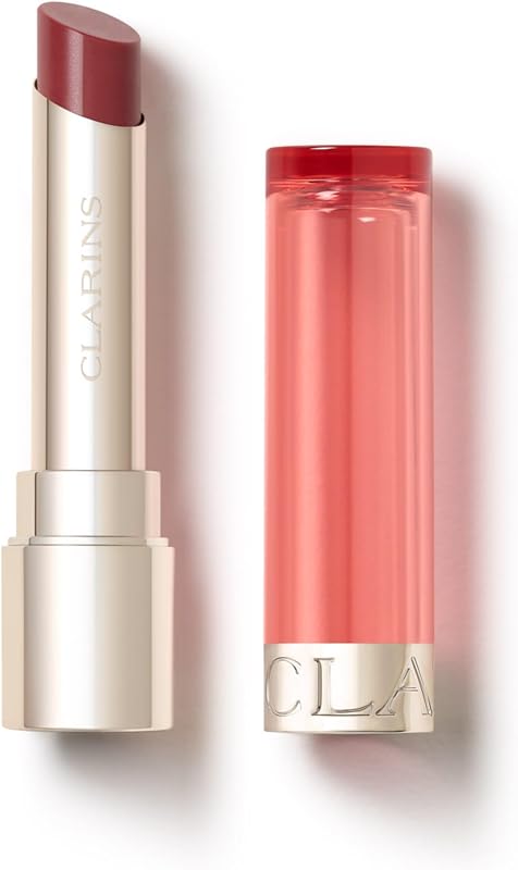 Clarins Lip Oil Balm | Nourishes, Hydrates, and Visibly Plumps | Natural Look | Sheer Finish and Shine | 99% Skincare Formula and 96% Natural Ingredients | Contains Hydrating Peptide | 0.1 Ounce