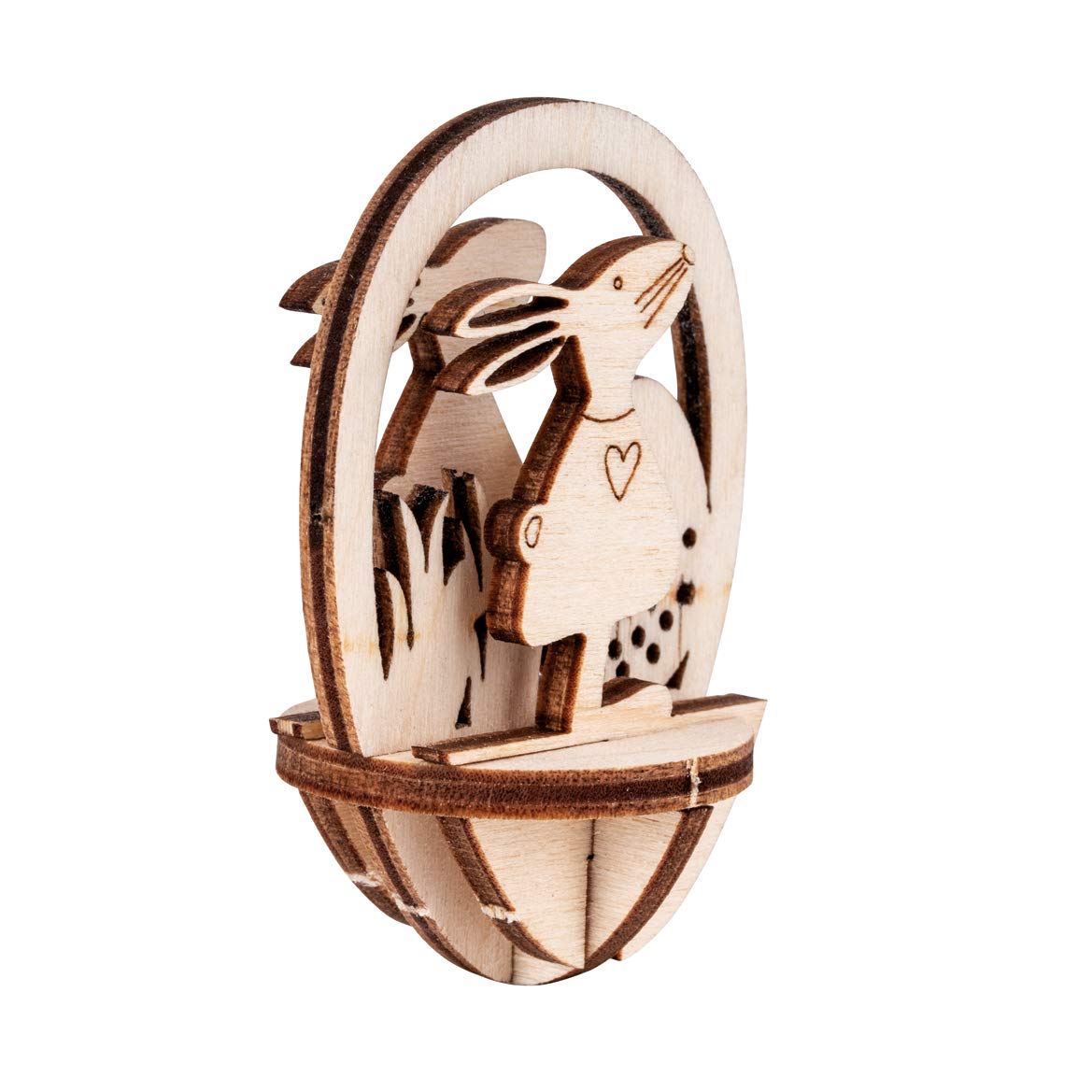 Rayher Wood Plug-ins Easter,FSCMixCred, Natural, 4x6cm