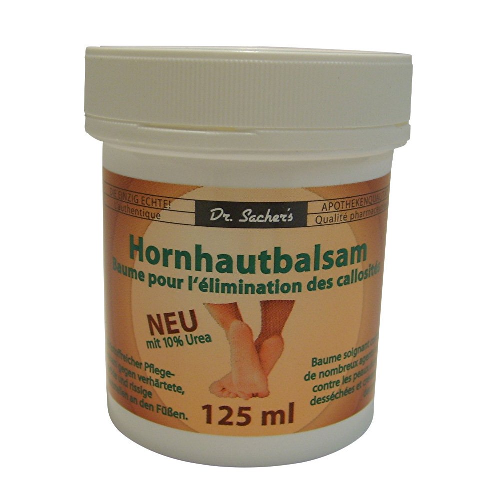 10 Dosen / Tiegel Hornhaut Balsam von Dr. Sachers