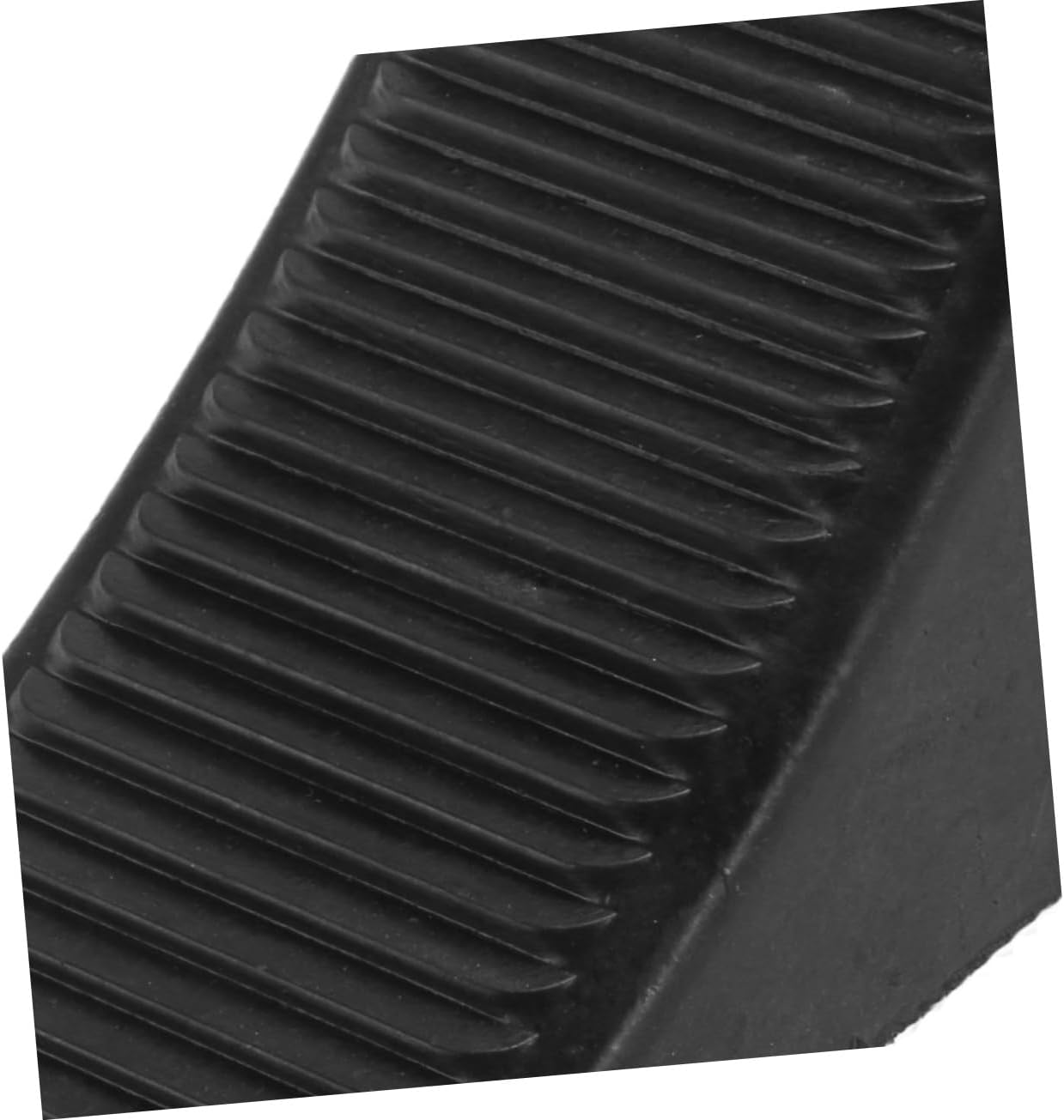 Unomor 2pcs Heavy Duty Rubber Wheel Chocks for Cars Trucks and RVs Non-Slip Tire Chocks for Trailers and Motorcycles