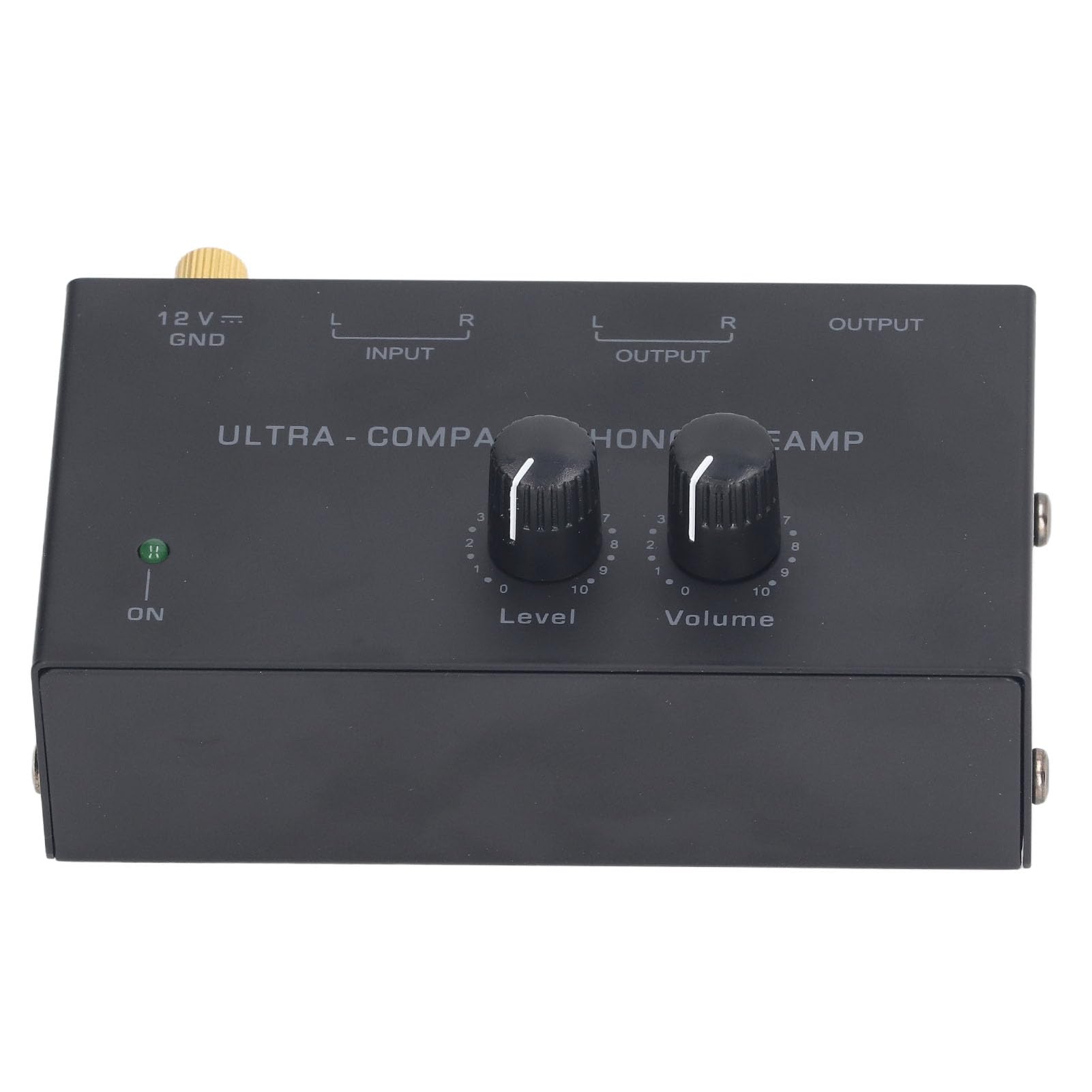 Préampli Phono Silencieux – Boîtier Métal, Entrée RCA, Sortie Ligne – Parfait Pour Platines Vinyle, DJ, Home Studio - 3