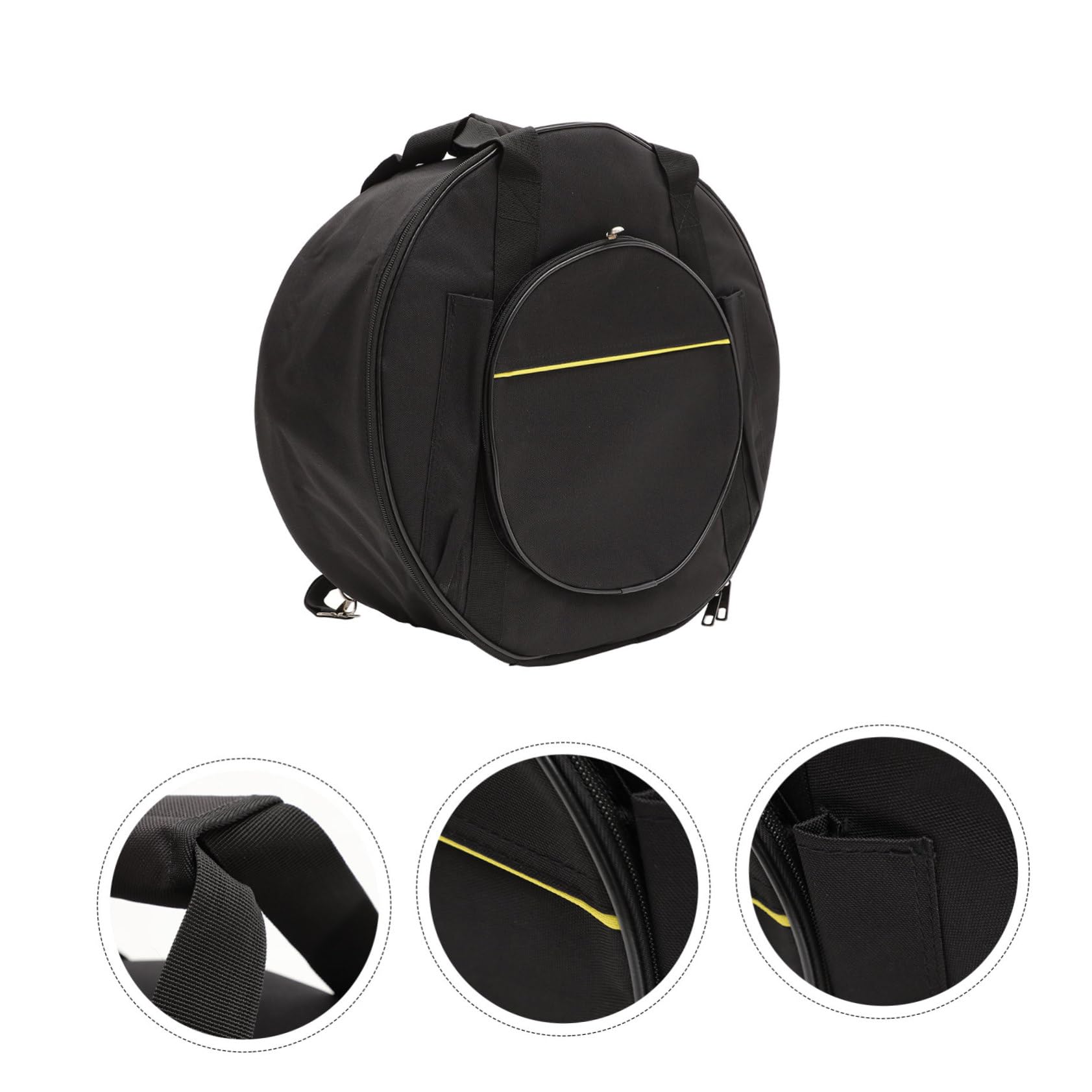 ibasenice Upgraded Snare Drum Bag Thickened Portable Double Shoulder Drum Backpack Snare Drum Carry Storage Case for Musicians and Drummers
