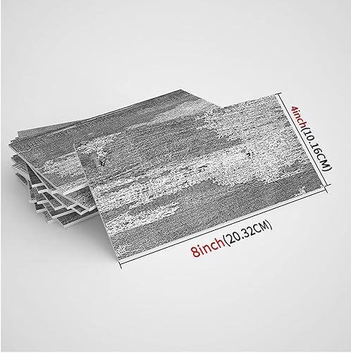 Miniatura 3 de Azulejos de despegar y pegar, impermeables, para azulejos de cocina, azulejos autoadhesivos, azulejos de pared de PVC, azulejos de grano de madera,