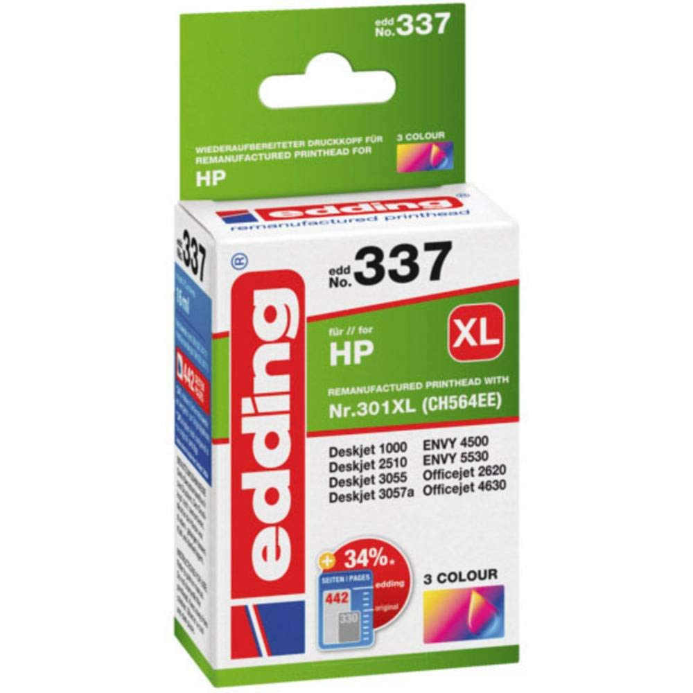 edding Druckerpatrone EDD-337 - 3-Farbig, 16 ml