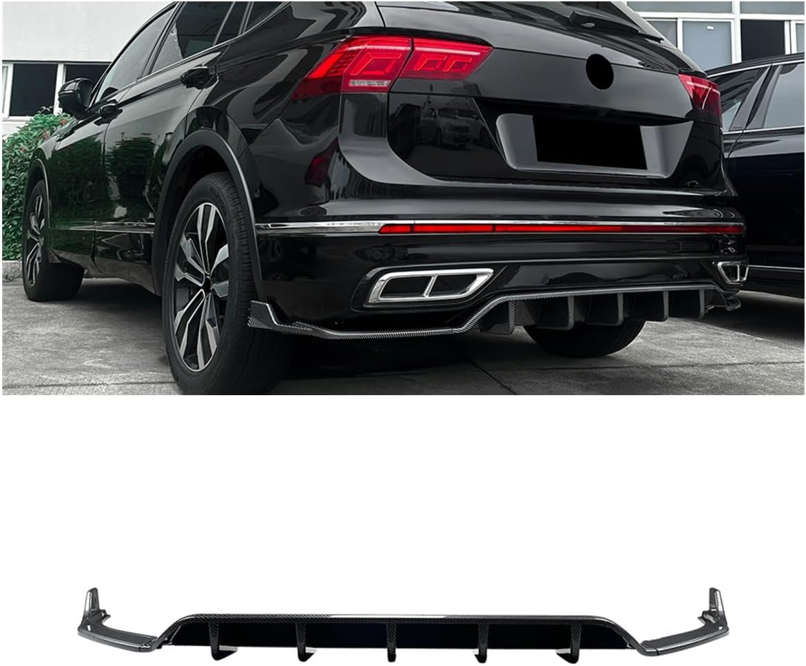 Car Rear Bumper Diffuser Lip Body Kit for VW Tiguan MK2.5 R Line