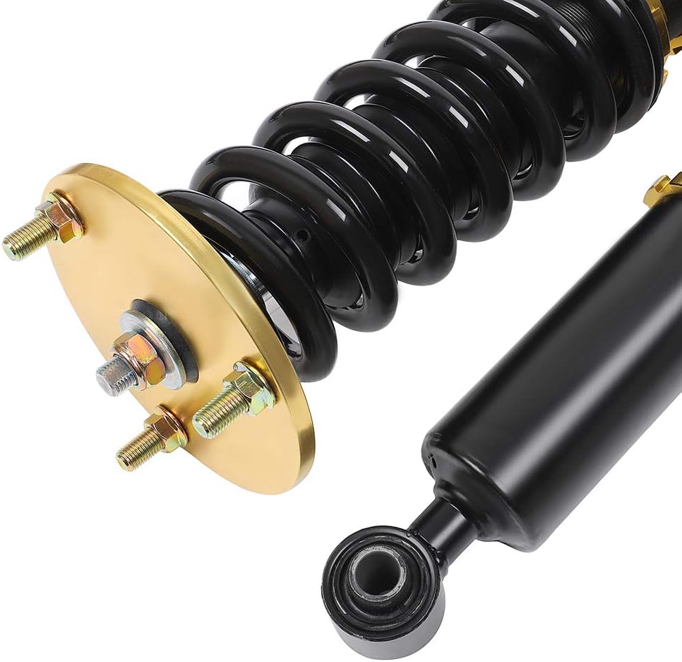 ECCPP Coilovers Struts fit for Lexus for GS300 2006,for GS350 2007-2011,for GS430 2006-2007,for IS250,for IS350 2006-2013 Height Adjustable Coilovers Suspension Kit Spring Strut Shock - Golden
