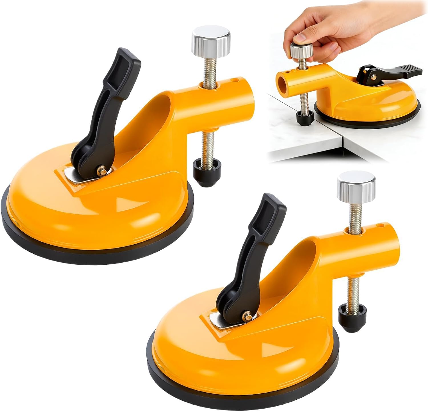 Floor Gap Tightener,Vacuum Panel Leveling Tool,118Mm Adjustable Height Countertop Seam Leveling Tool,Construction and Home Accessory Designed for Glass,Stone,Laminate,Carpentry (1)