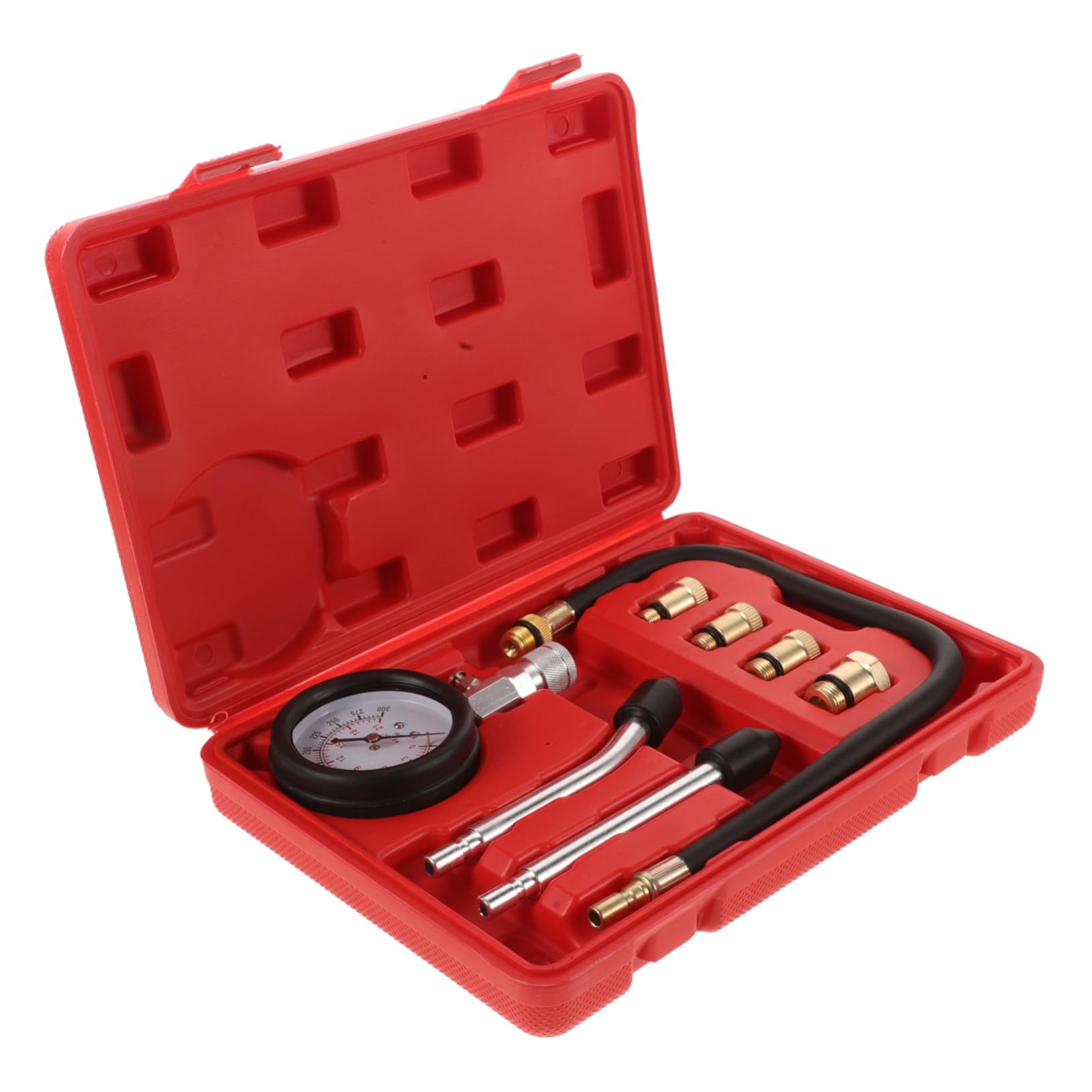 Cabilock Automotive Motorcycle Dual-use Compression Gauge Kit Engine Cylinder Pressure Tester Digital Compression Gauge for Mechanics