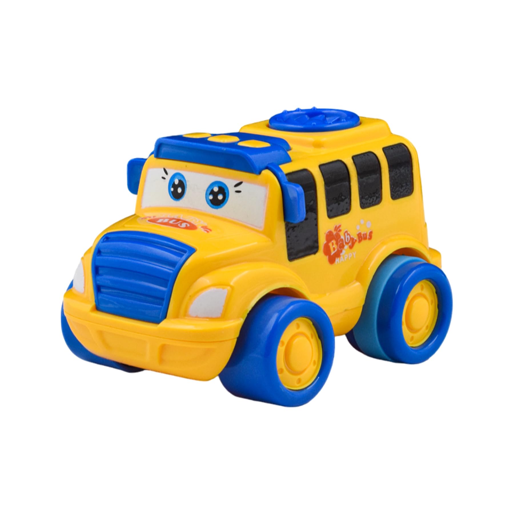 WISHKEY Plastic Push and Go Bus Set, Cartoon Design Friction Powered Bus, No Battery Needed, Unbreakable, Non-Toxic Paint, Car Toys for Kids, Multicolor, 3+ Years (Set of 1) (B0CSG4FVCV) Amazon Price History, Amazon Price Tracker