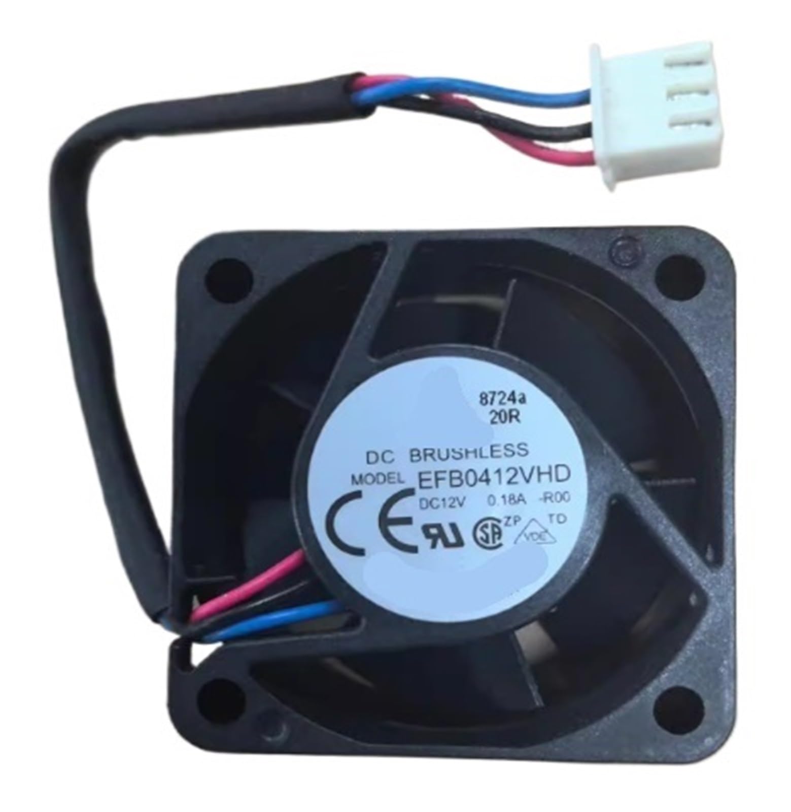 ZBWZXBDJ Fan EFB0412VHD -R00 4020 4CM DC12V 0.18A 3 Pins