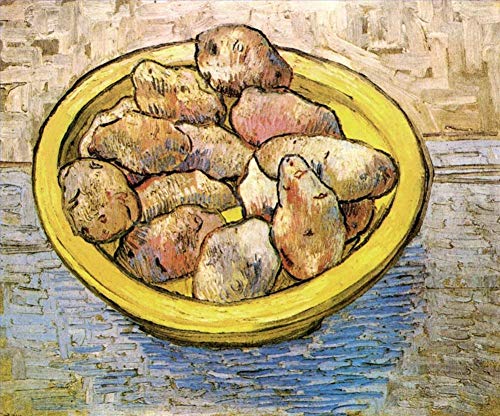 Peinture van Gogh pommes de terre pour décoration salon tableau haut de gamme