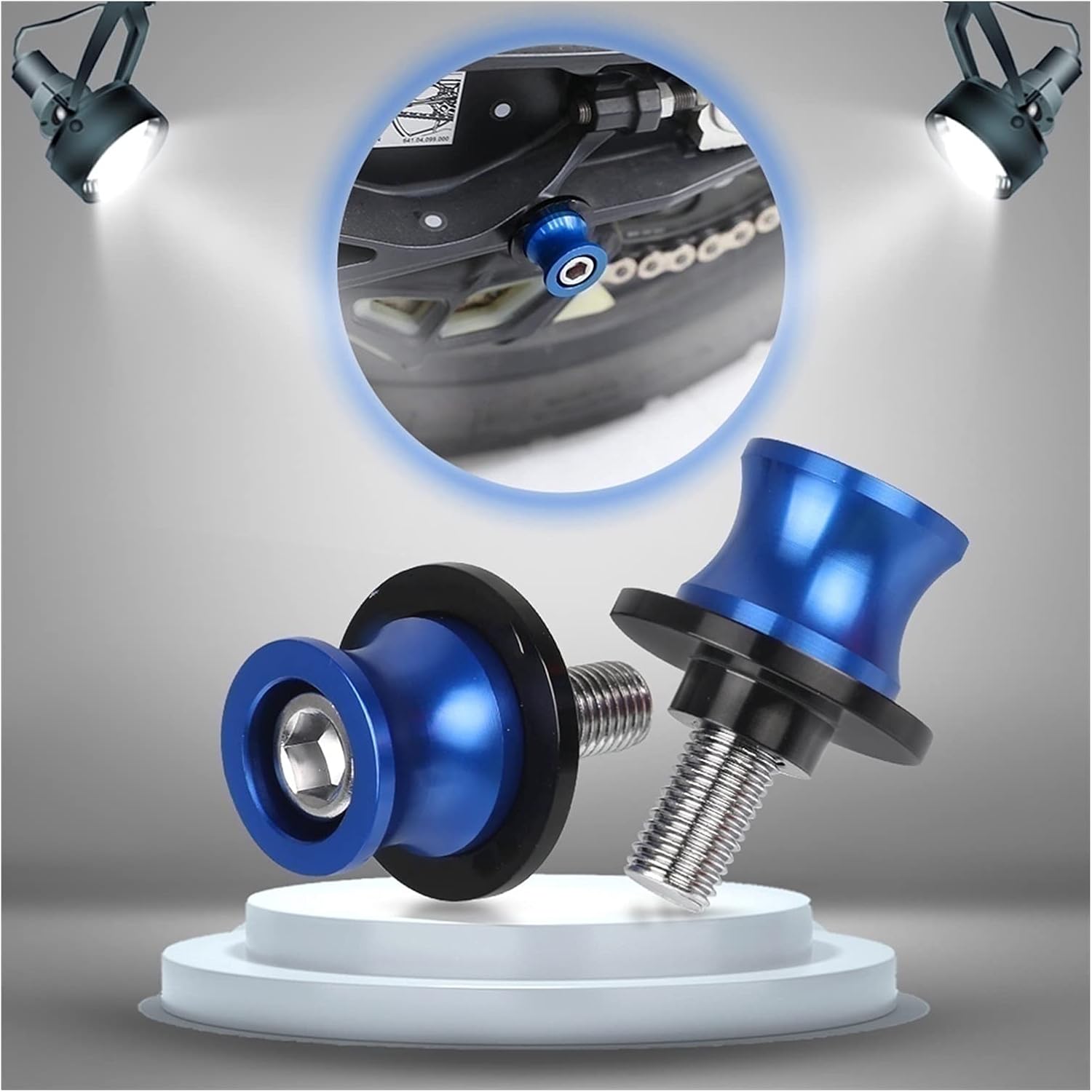 for Yamaha YZFR6 YZFR3 YZFR1 1998-2016 Motorcycle Swingarm Spools Slider Swing Screw Sliders Spools Stand Arm Fall Protection