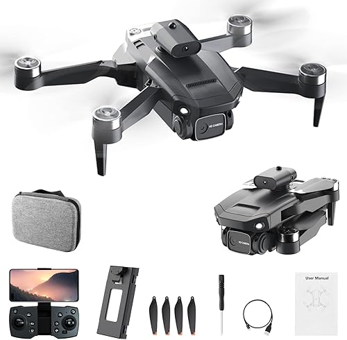 Miniatura 2 de Drone con cámara 4K para adultos, cuadricóptero RC con retorno automático, sígueme, motor sin escobillas, vuelo circular, mosca de ruta