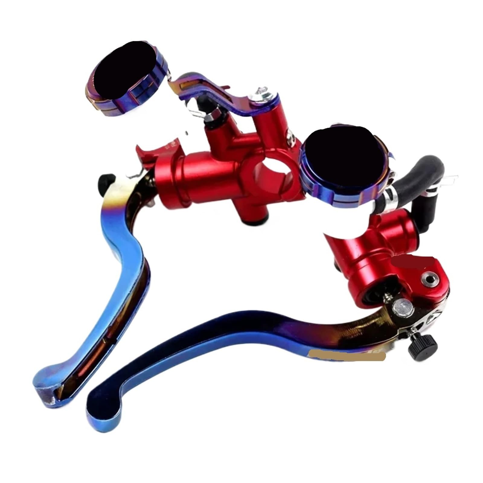 Compatible con Honda, Compatible con Yamaha 7/8 | Conjunto embrague 7/8" + bomba de freno.(Burnt Titanium Left)