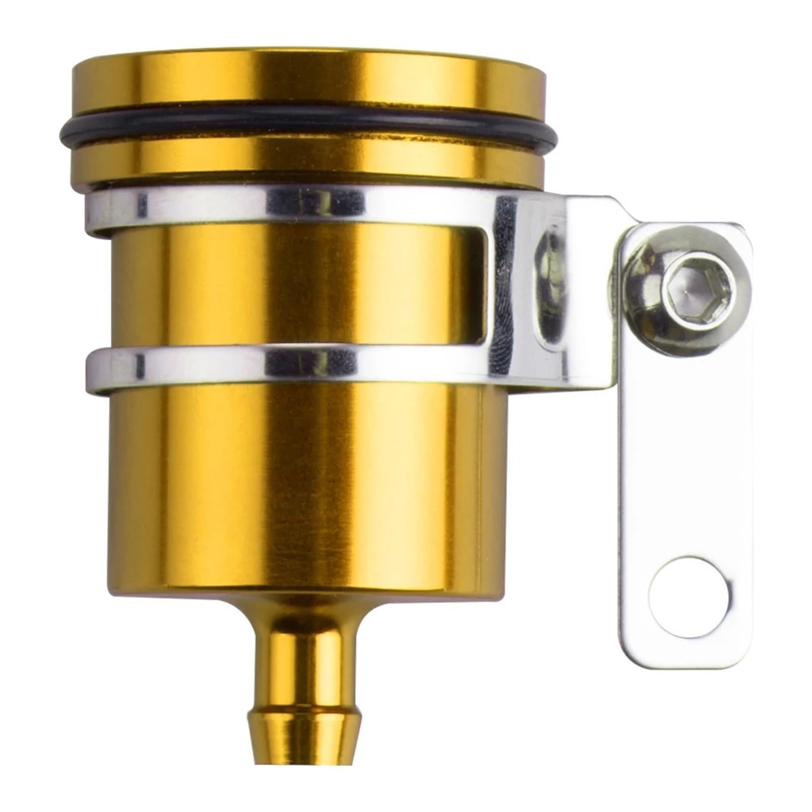 HGATSFGD Aluminum Alloy Motorcycle Brake Fluid Reservoir Clutch Tank Oil Fluid Cup Brake Fluid Reservoir Motorcycle Brake Handle Motorbike Brake Levers(Gold)