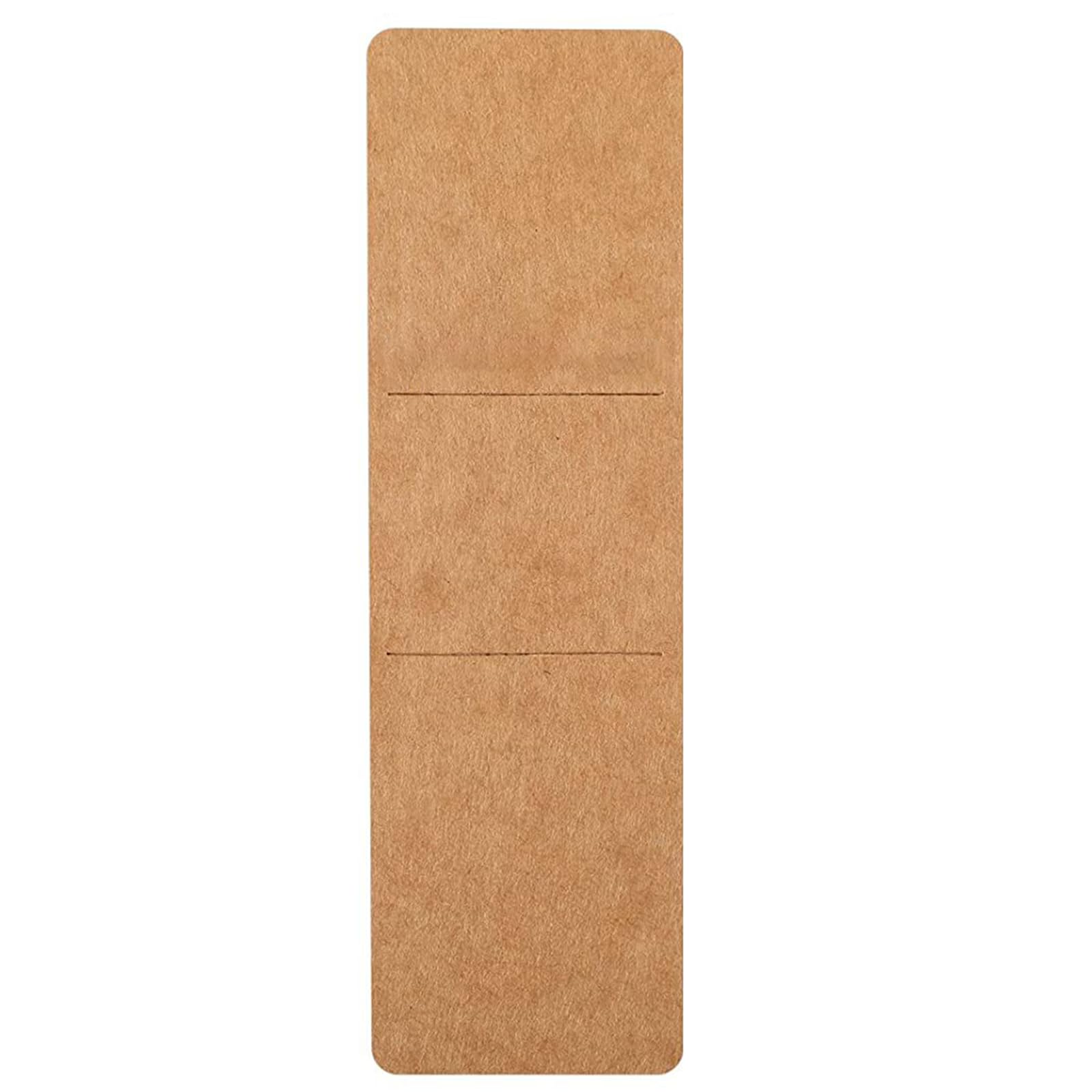 Pochettes de signets pour petites entreprises et emballage de cartes vierges en résine