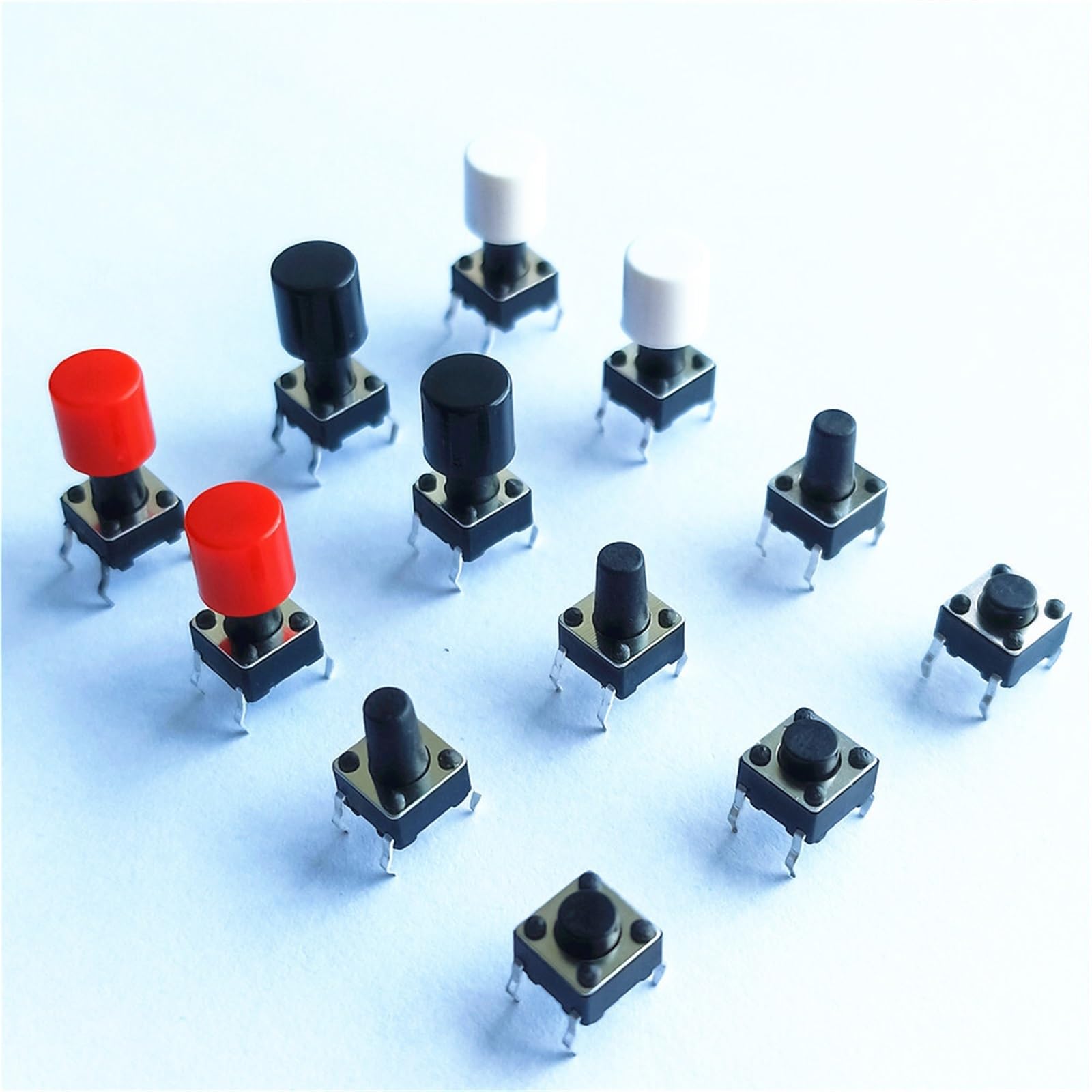 Interrupteur tactile 6x6mm bouton poussoir dip micro switch 4 broches lot de 20 pièces