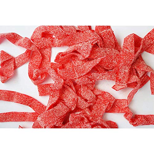 Firstchoicecandy Sour Strawberry Gummy Belts Fresh Pink Gummi Candy 1 Pound Resealable Bag