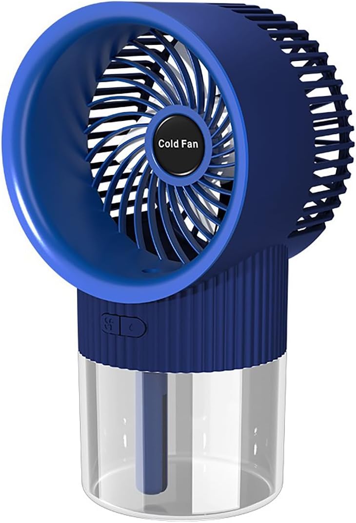 Winb Moveable Misting Fan with 350mL Water Tank & 1200mAh USB Rechargeable – 3-Pace Mist Cooling for Tenting, Patio, Workplace | Outside Fan with Adjustable Spray, Immediate Cooling for Summer season